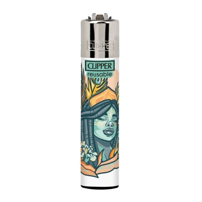 Load image into Gallery viewer, Buy Clipper - Lighter (Goddesses) Lighter Blue | Slimjim India
