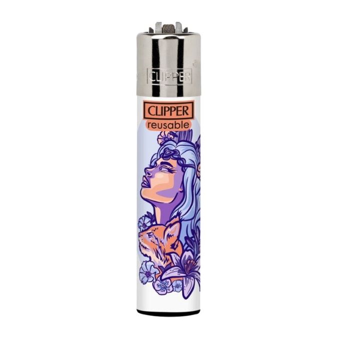 Load image into Gallery viewer, Buy Clipper - Lighter (Goddesses) Lighter Purple | Slimjim India
