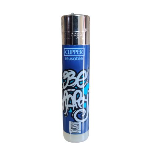 Buy Clipper - Lighter (Happy Sentences) Lighter Blue | Slimjim India