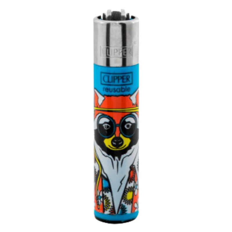 Load image into Gallery viewer, Buy Clipper - Lighter (Hippie Theme) Lighter Raccoon | Slimjim India

