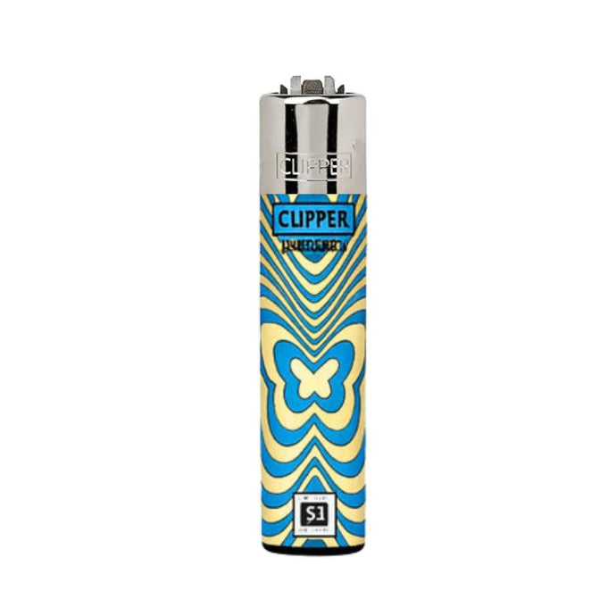 Buy Clipper - Lighter (Hippiely A) Blue | Slimjim India