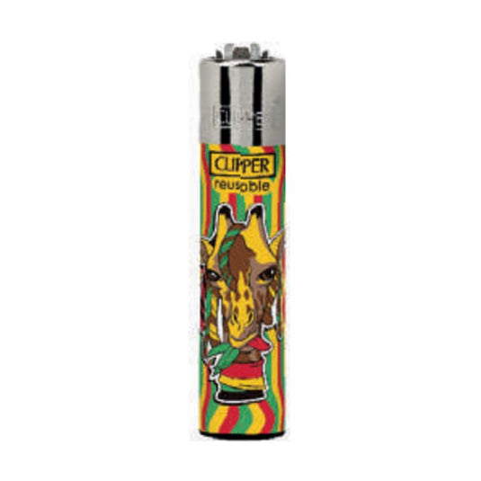 Buy Clipper - Lighter (Rasta Animals) Lighter Giraffe | Slimjim India