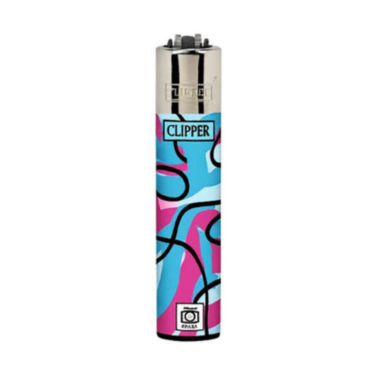 Buy Clipper - Lighter (Silouettes 1) Blue | Slimjim India