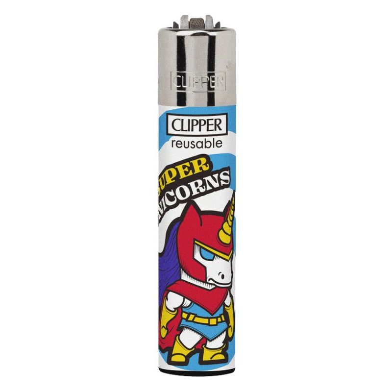 Load image into Gallery viewer, Buy Clipper - Lighter (Super Unicorns) Lighter Blue | Slimjim India
