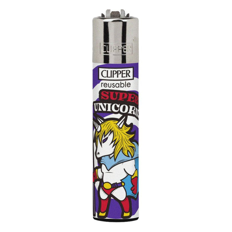 Load image into Gallery viewer, Buy Clipper - Lighter (Super Unicorns) Lighter Purple | Slimjim India
