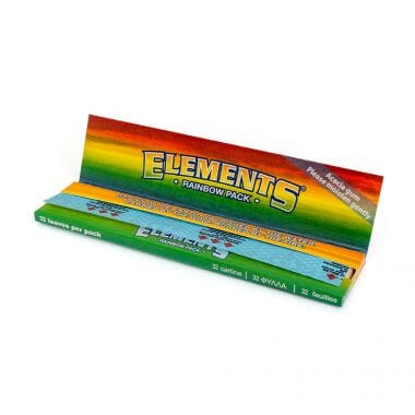 Load image into Gallery viewer, Buy Elements - Ultra Thin Rainbow KS Rolling Papers King Size Skins | Slimjim India
