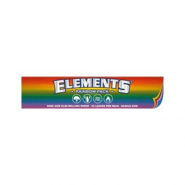 Load image into Gallery viewer, Buy Elements - Ultra Thin Rainbow KS Rolling Papers King Size Skins | Slimjim India
