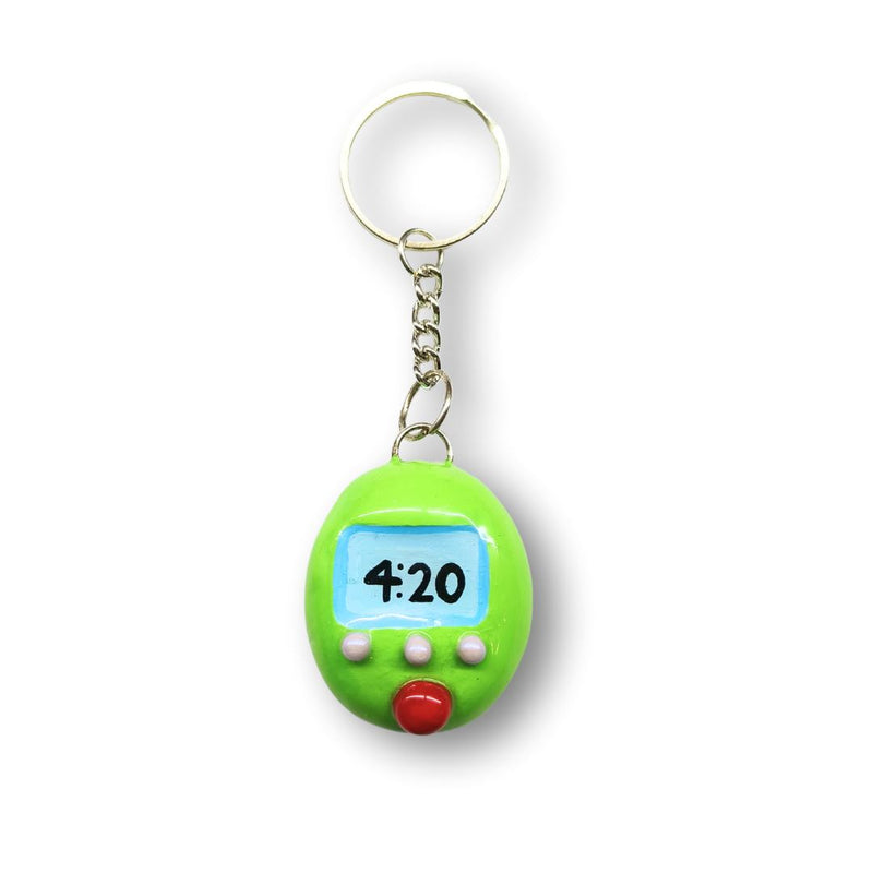 Load image into Gallery viewer, Buy FlintStoned - Tama420 Tamagotchi Keychain Keychain | Slimjim India
