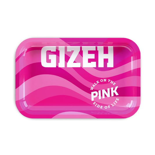 Buy Gizeh - All Pink Rolling Tray (Medium) Rolling Tray | Slimjim India