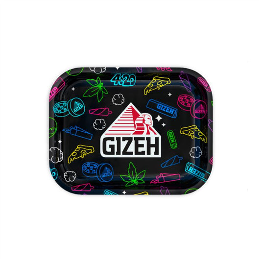 Buy Gizeh - Comic Black Rolling Tray Rolling Tray Small | Slimjim India