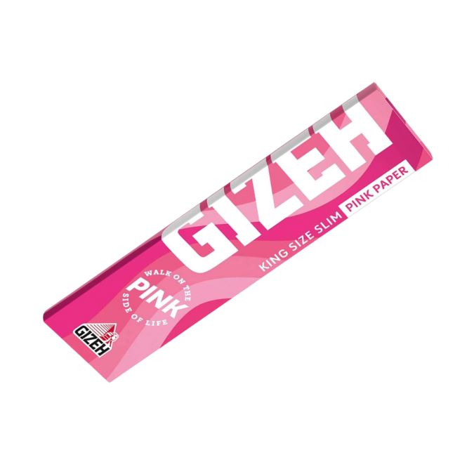 Load image into Gallery viewer, Buy Gizeh - Pink King Size Slim Rolling Papers | Slimjim India
