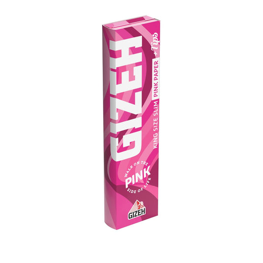 Buy Gizeh - Pink King Size Slims+Tips Paraphernalia | Slimjim India