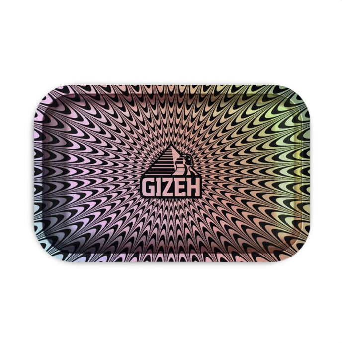 Buy Gizeh - Trippy Rolling Tray (Medium) Rolling Tray Colored | Slimjim India