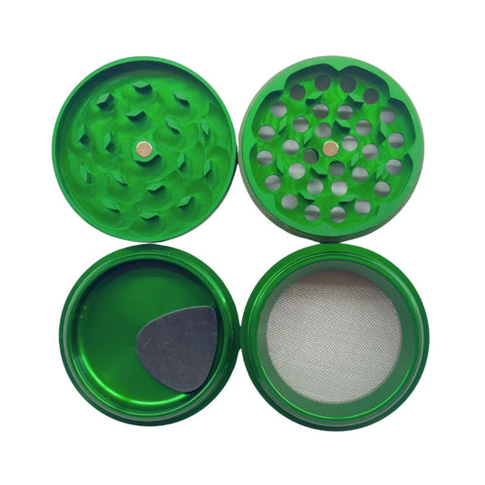Buy Green Metal Grinder 4 Part (55 mm) Grinder | Slimjim India