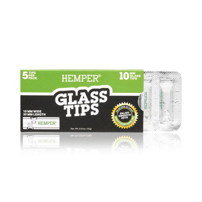 Buy HEMPER - Glass Filter Tips 10mm (5 Tips) Glass Filter | Slimjim India