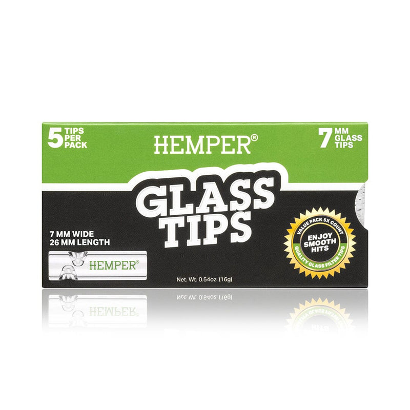 Load image into Gallery viewer, Buy HEMPER - Glass Filter Tips 10mm (5 Tips) Glass Filter | Slimjim India
