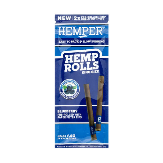 Buy Hemper - King Size Hemp Rolls (Blueberry) | Slimjim India