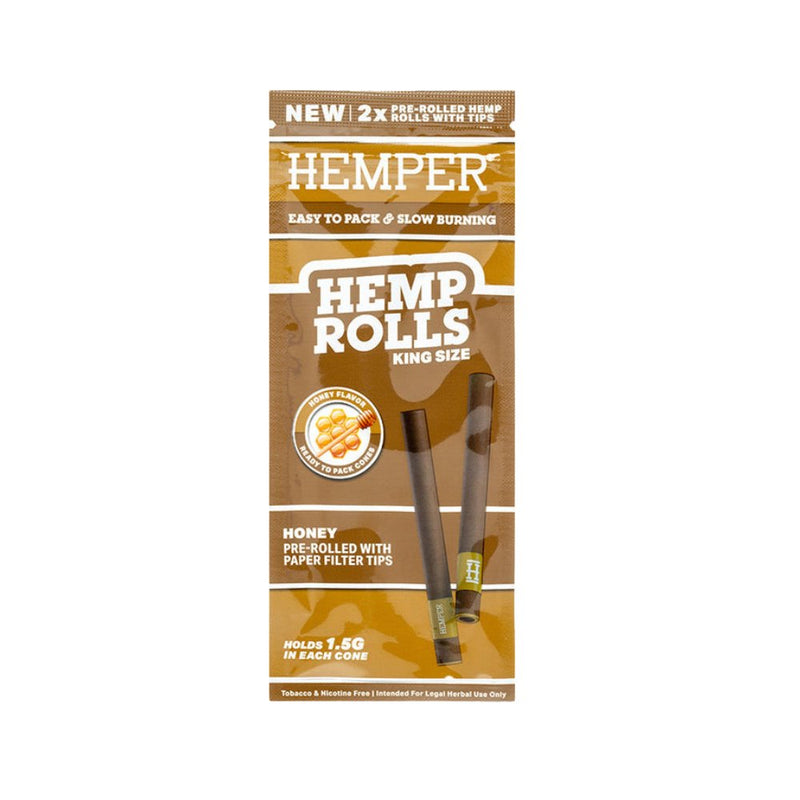 Load image into Gallery viewer, Buy Hemper - King Size Hemp Rolls (Honey) | Slimjim India
