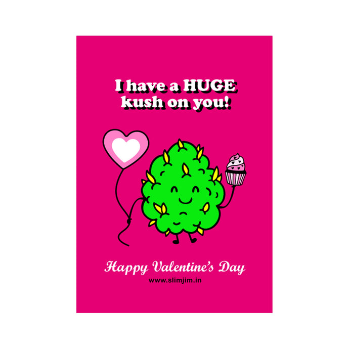 Buy Hi Card - Kush on you Greeting Card | Slimjim India