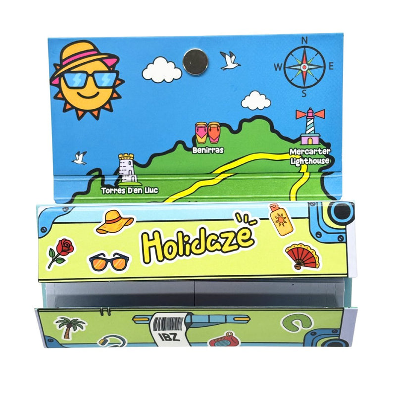 Load image into Gallery viewer, Buy Holidaze (Esp) - King Size Papers + Grinder + Tray Rolling Papers + Tips | Slimjim India
