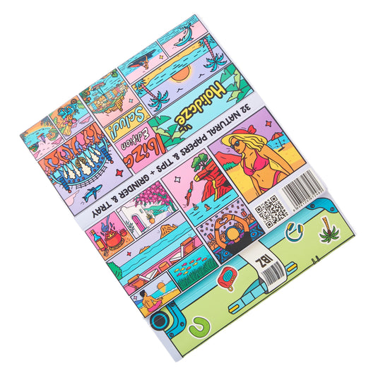 Buy Holidaze (Esp) - King Size Papers + Grinder + Tray Rolling Papers + Tips | Slimjim India