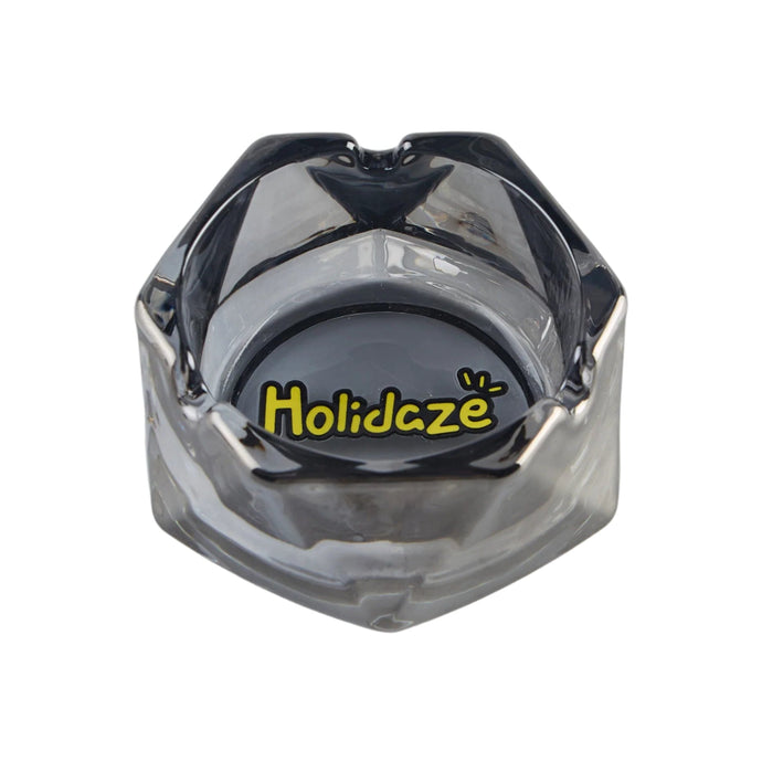 Buy Holidaze - Hex Glass Ashtray Ashtray Black | Slimjim India