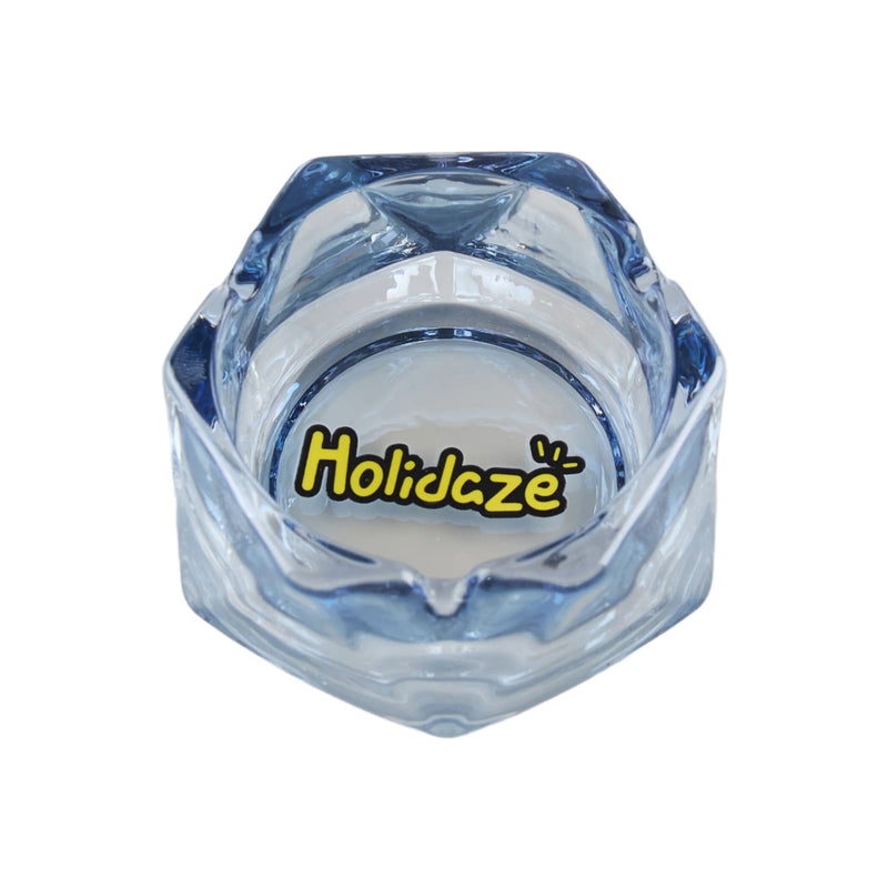 Load image into Gallery viewer, Buy Holidaze - Hex Glass Ashtray Ashtray Blue | Slimjim India
