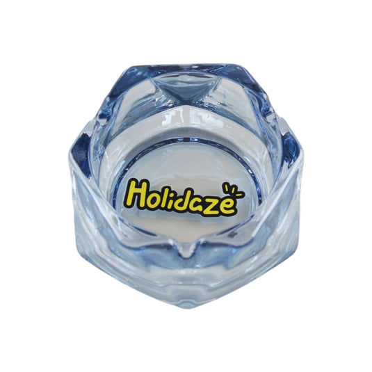 Buy Holidaze - Hex Glass Ashtray Ashtray Blue | Slimjim India