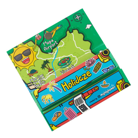 Buy Holidaze (Ind) - King Size Papers + Grinder + Tray Rolling Papers + Tips | Slimjim India