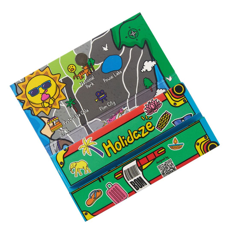 Load image into Gallery viewer, Buy Holidaze (Ind) - King Size Papers + Grinder + Tray Rolling Papers + Tips | Slimjim India
