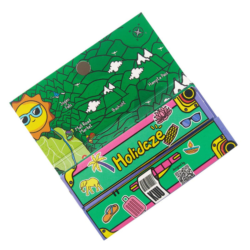 Load image into Gallery viewer, Buy Holidaze (Ind) - King Size Papers + Grinder + Tray Rolling Papers + Tips | Slimjim India
