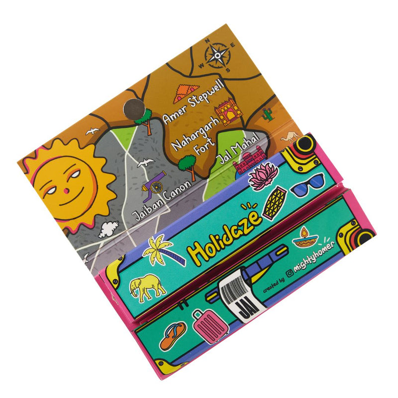 Load image into Gallery viewer, Buy Holidaze (Ind) - King Size Papers + Grinder + Tray Rolling Papers + Tips | Slimjim India

