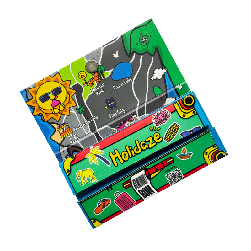 Load image into Gallery viewer, Buy Holidaze (Ind) - King Size Papers + Grinder + Tray Rolling Papers + Tips | Slimjim India
