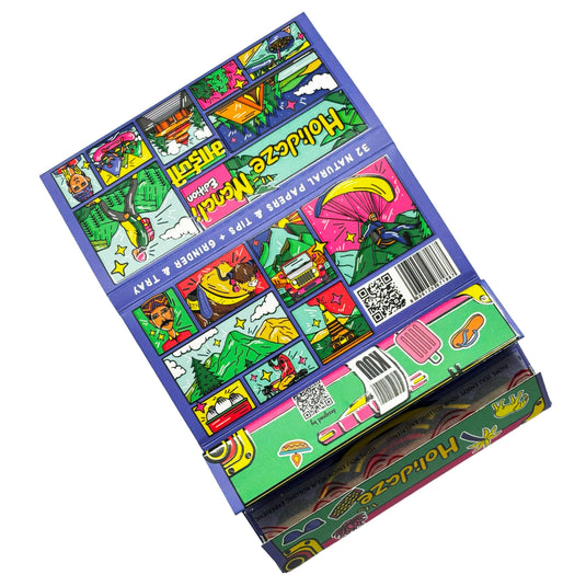 Buy Holidaze (Ind) - King Size Papers + Grinder + Tray Rolling Papers + Tips | Slimjim India