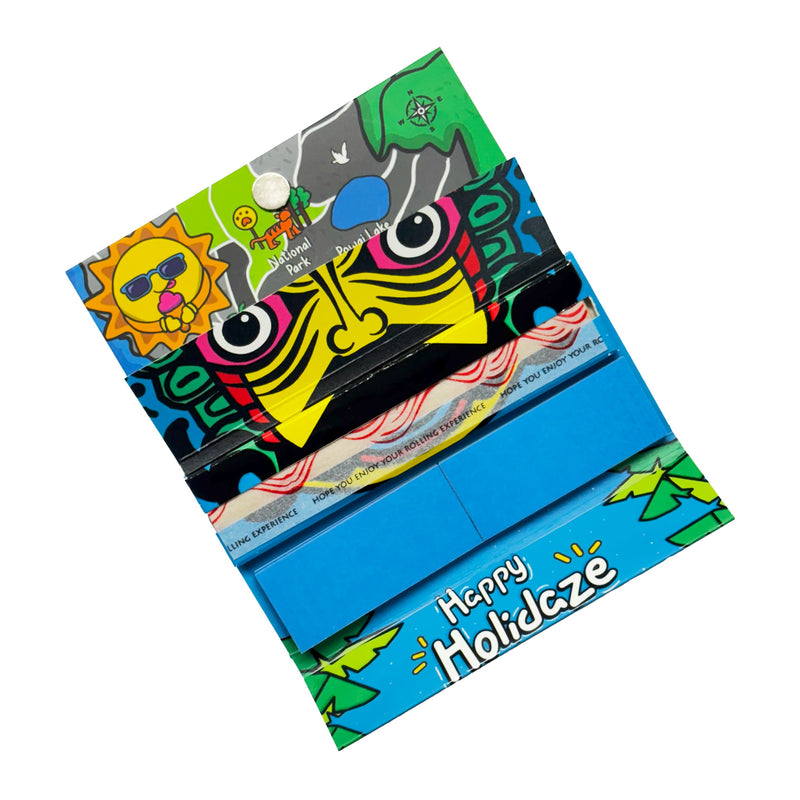 Load image into Gallery viewer, Buy Holidaze (Ind) - King Size Papers + Grinder + Tray Rolling Papers + Tips | Slimjim India
