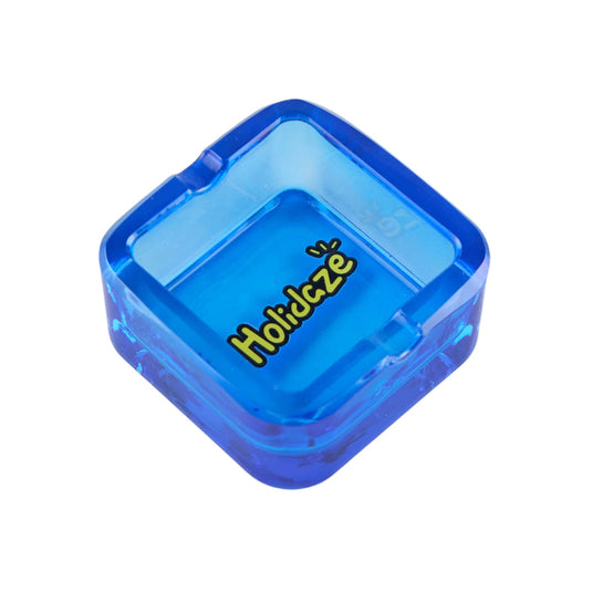 Buy Holidaze - Square Glass Ashtray Ashtray Blue | Slimjim India