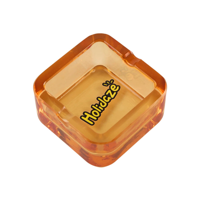 Load image into Gallery viewer, Buy Holidaze - Square Glass Ashtray Ashtray Orange | Slimjim India
