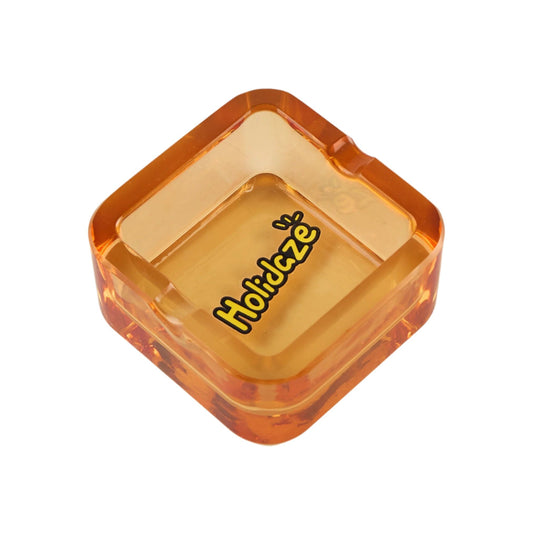 Buy Holidaze - Square Glass Ashtray Ashtray Orange | Slimjim India