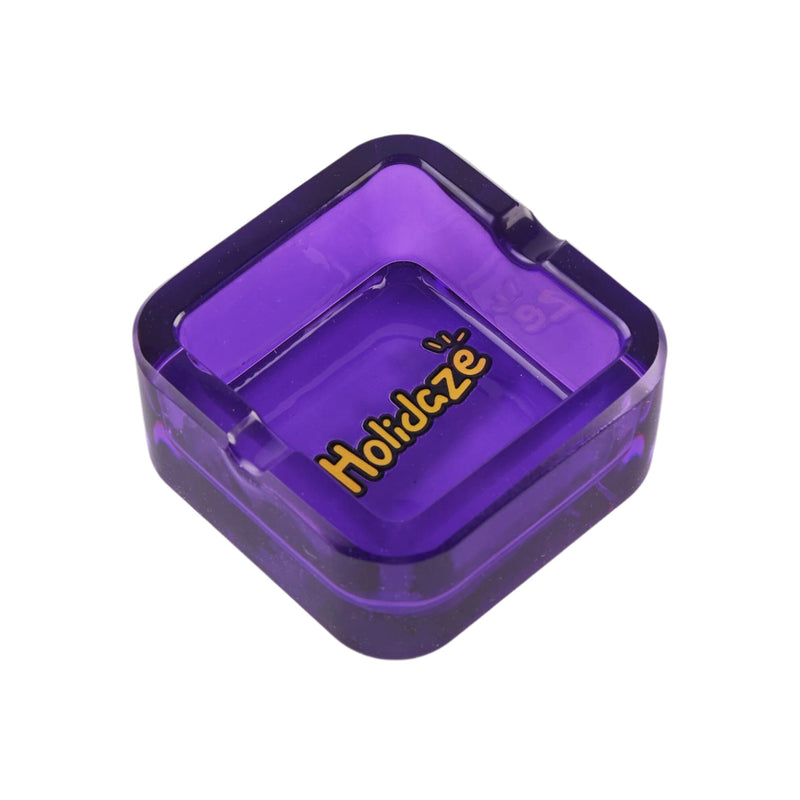 Load image into Gallery viewer, Buy Holidaze - Square Glass Ashtray Ashtray Purple | Slimjim India
