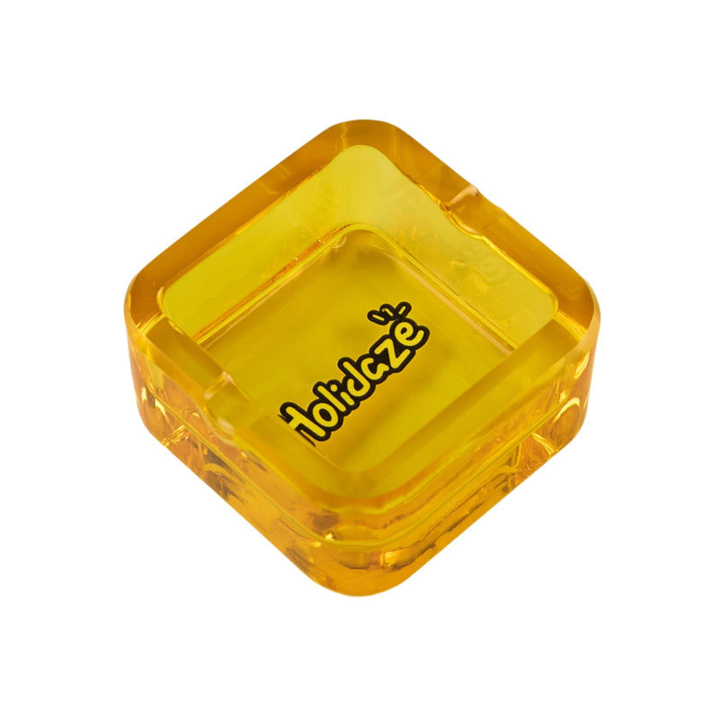 Load image into Gallery viewer, Buy Holidaze - Square Glass Ashtray Ashtray Yellow | Slimjim India
