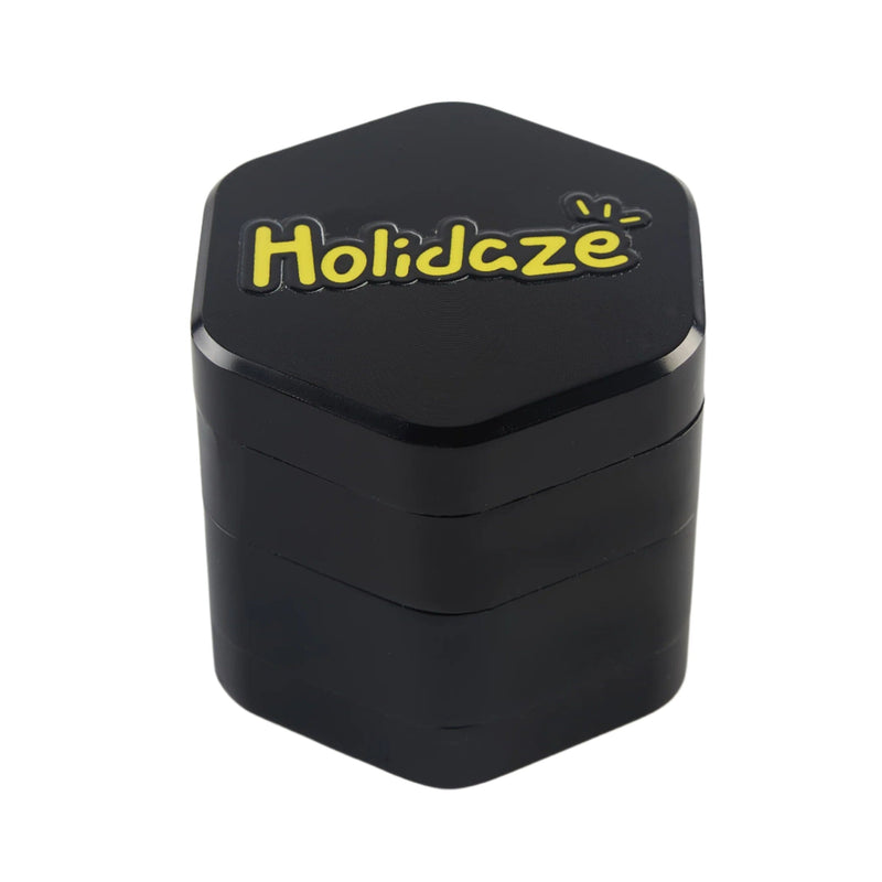 Load image into Gallery viewer, Buy Holidaze - Stack Metal Grinder (4 Part) Grinder Black | Slimjim India
