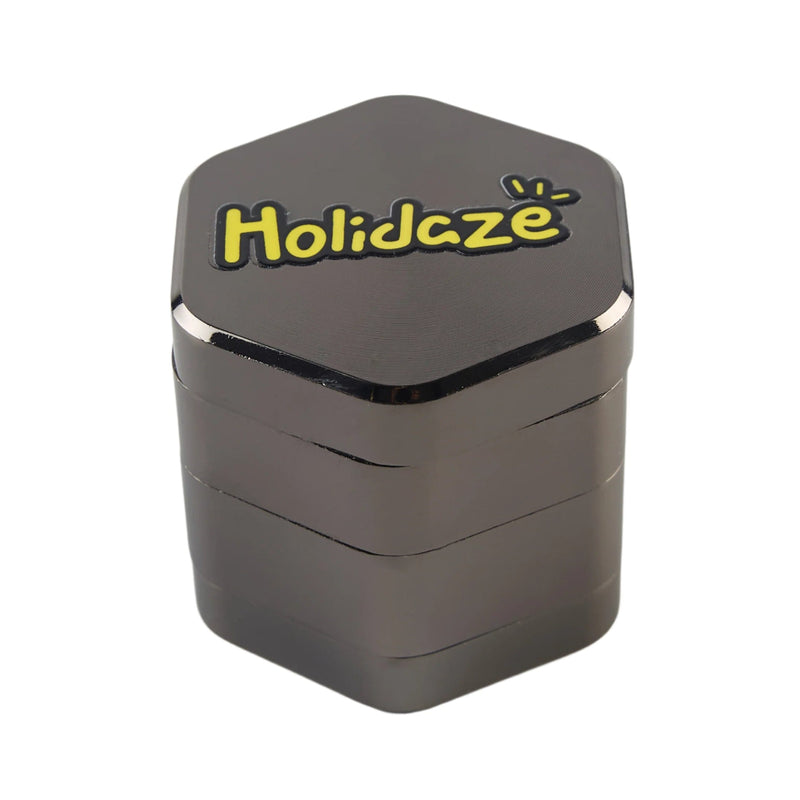 Load image into Gallery viewer, Buy Holidaze - Stack Metal Grinder (4 Part) Grinder Gun Black | Slimjim India
