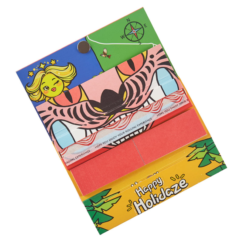 Load image into Gallery viewer, Buy Holidaze (Th) - King Size Papers + Grinder + Tray (V2) Rolling Papers + Tips | Slimjim India
