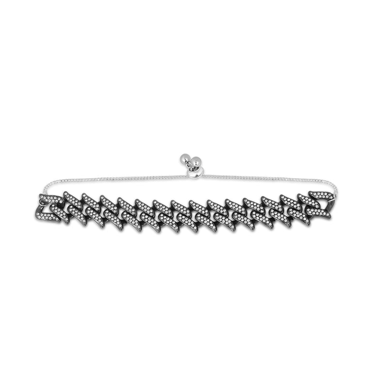 Load image into Gallery viewer, Buy Iced Black Spiked Slider - Bracelet BRACELET | Slimjim India
