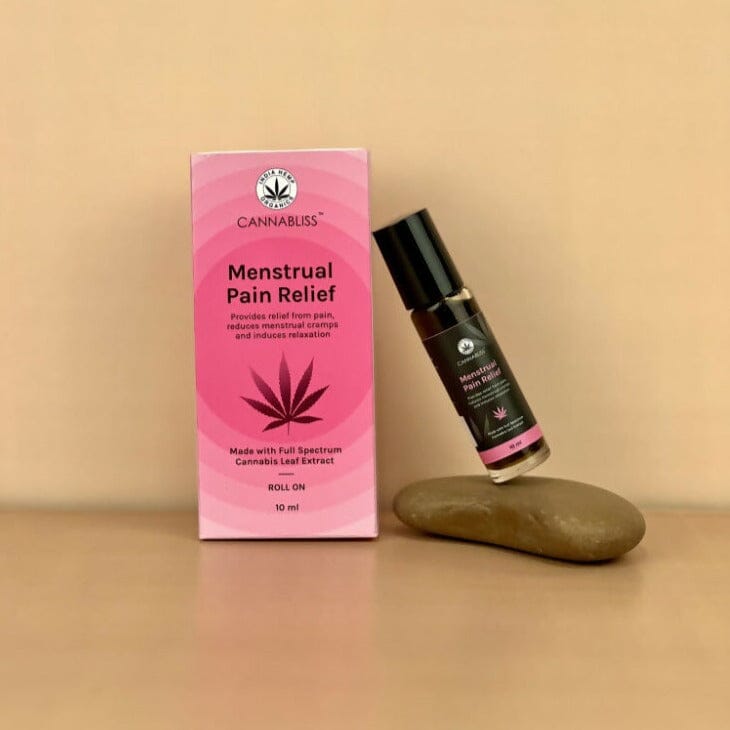 Load image into Gallery viewer, Buy India Hemp Organics - Cannabliss Menstrual Pain Relief (10ml) Topical Oils | Slimjim India
