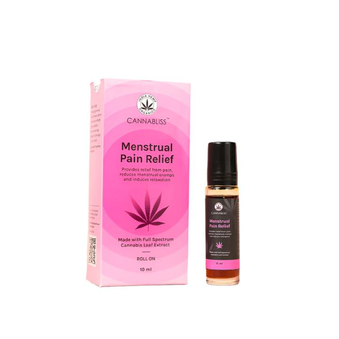 Buy India Hemp Organics - Cannabliss Menstrual Pain Relief (10ml) Topical Oils | Slimjim India