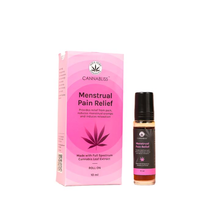 Load image into Gallery viewer, Buy India Hemp Organics - Cannabliss Menstrual Pain Relief (10ml) Topical Oils | Slimjim India
