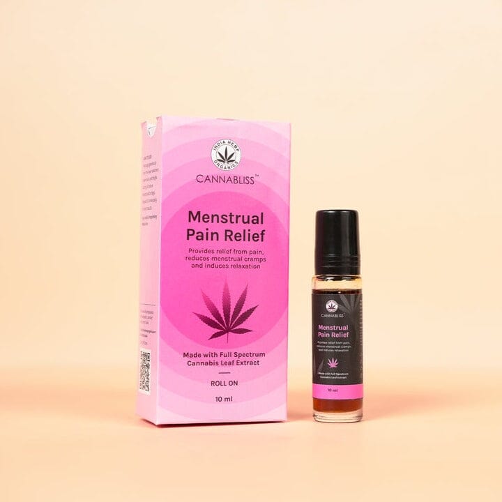 Load image into Gallery viewer, Buy India Hemp Organics - Cannabliss Menstrual Pain Relief (10ml) Topical Oils | Slimjim India
