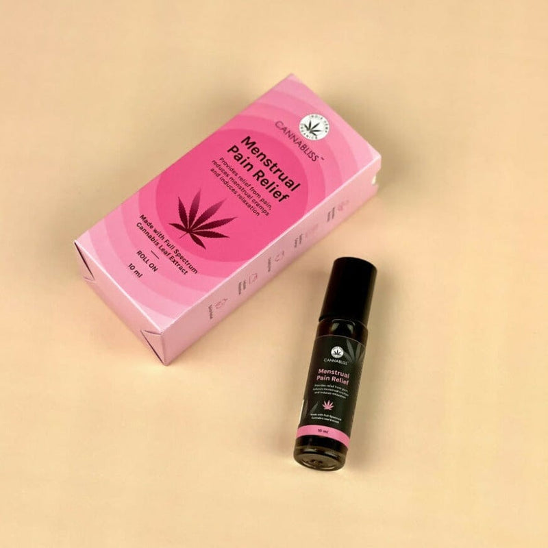 Load image into Gallery viewer, Buy India Hemp Organics - Cannabliss Menstrual Pain Relief (10ml) Topical Oils | Slimjim India
