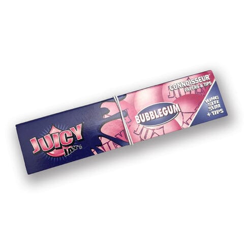 Load image into Gallery viewer, Buy Juicy Jays - Connoisseur KS Slim + Tips King Size Skins Bubblegum | Slimjim India
